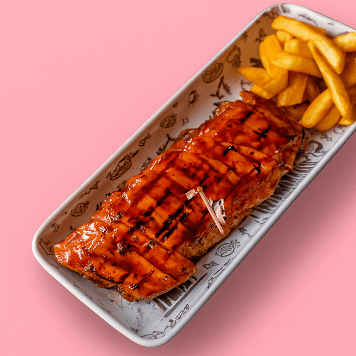 Costillas a la BBQ