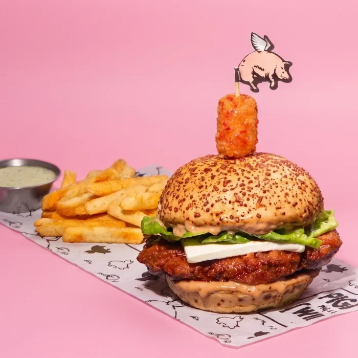 Hamburguesa Chicken BBQ