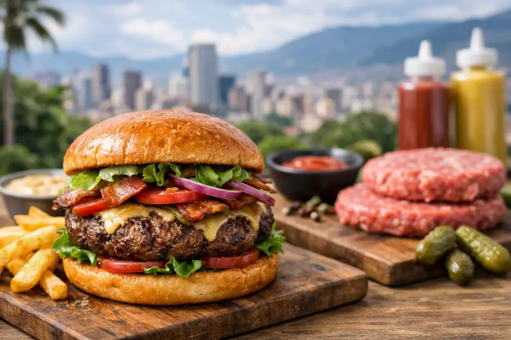 Hamburguesas con carne premium Medellín