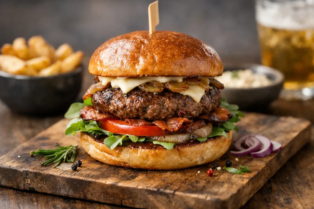Qué lleva una hamburguesa gourmet de verdad