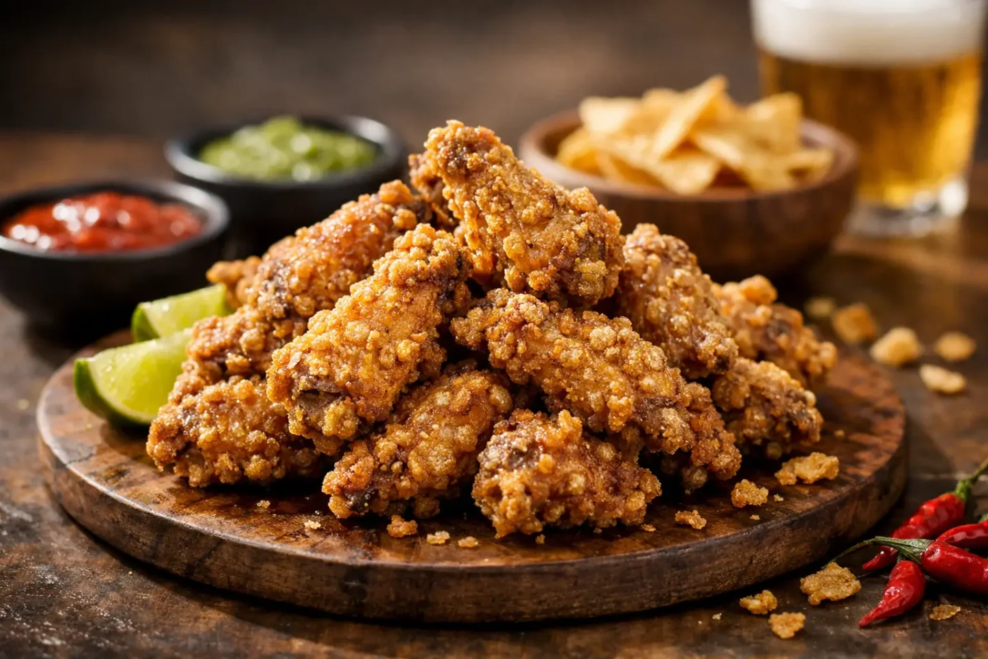 Chicharrón Wings que Rompen Todo en la Mesa